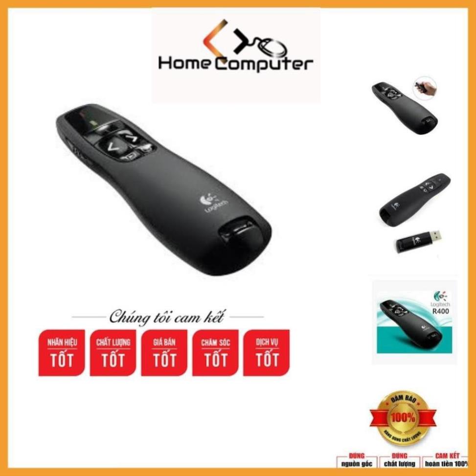 Bút Trình Chiếu, Bút Laze Logitech/Arigato R400. bảo hành 6 tháng.Home.mall