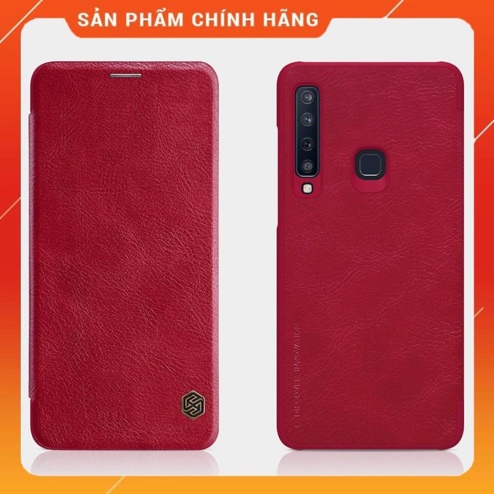 Bao da da thật Nillkin Qin cho Samsung Galaxy A9 2018 / A9 Star Pro (chống bám vân tay,chống trầy)- Hàng chính hãng