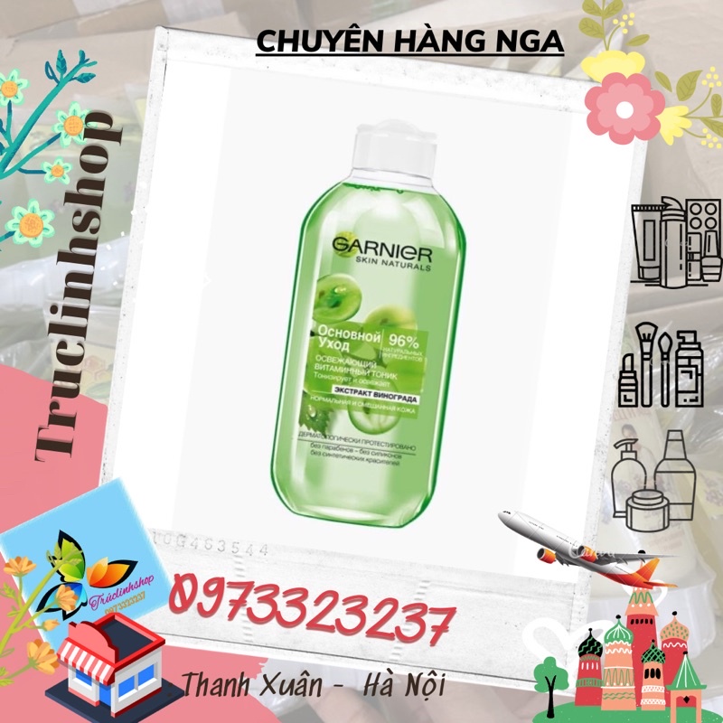 Nước hoa hồng garnier triết xuất từ hạt nho