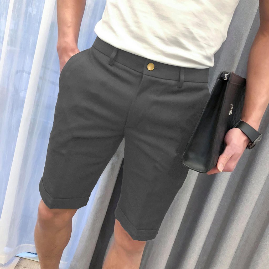 Quần short - Quần short kaki nam đẹp - Chất liệu kaki dầy dặn, co giãn, mềm mịn mặc cực kỳ thoải mái | BigBuy360 - bigbuy360.vn