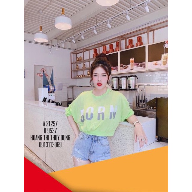 Áo Croptop dài tay thời trang fiona nk032