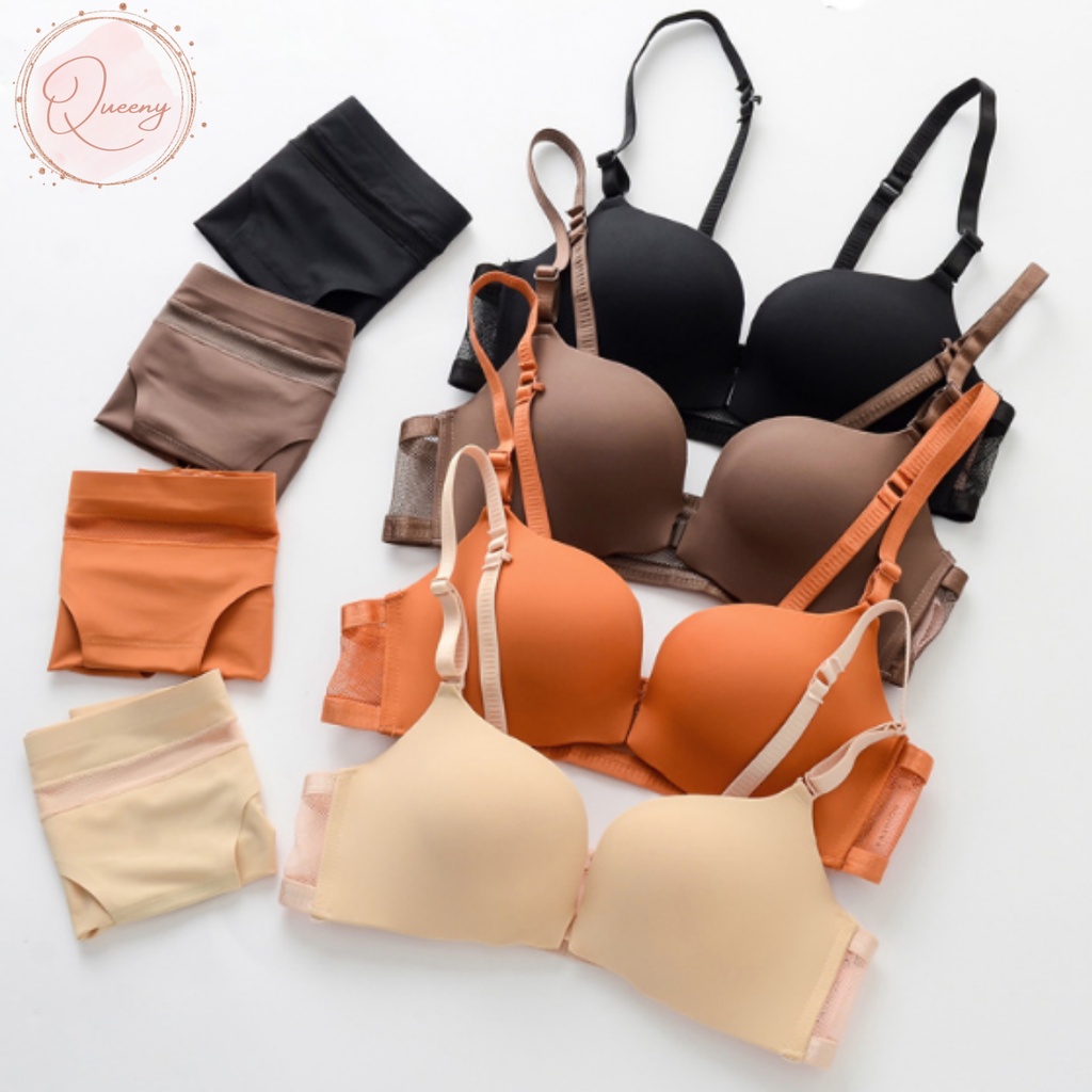 Áo ngực nữ cài trước QUEENY su đúc không gọng nâng ngực tạo khe ACT01 | BigBuy360 - bigbuy360.vn