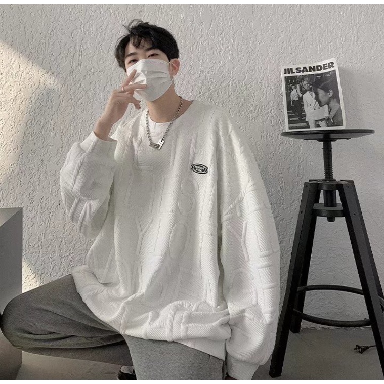 Áo len dài tay màu sắc thời trang cho nam