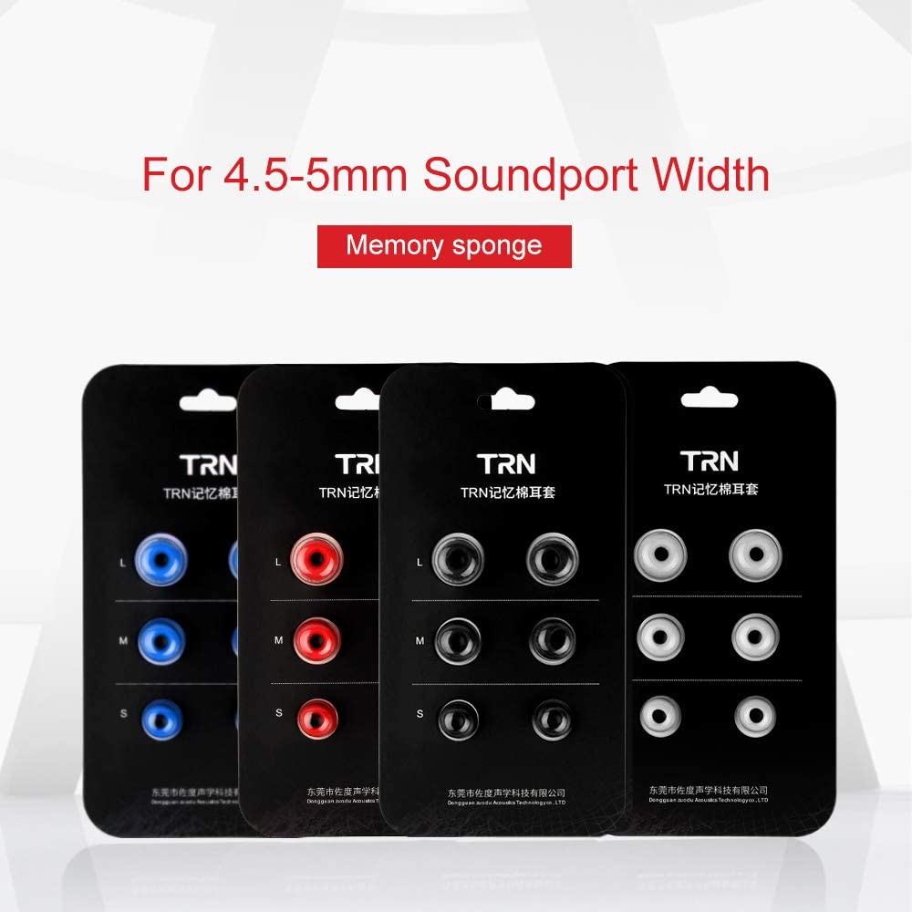 Nút tai nghe TRN Memory Foam Eartips - Hàng chính hãng | Nút tai nghe thay thế, Mềm mại khi đeo
