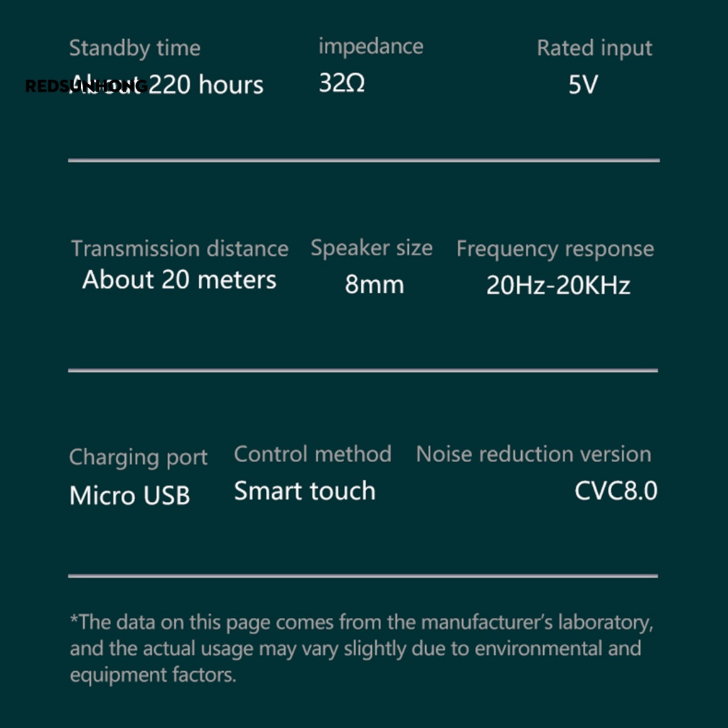 Tai Nghe Bluetooth Kỹ Thuật Số RSH.z 5.1 Chống Mất Năng Lượng Thấp Tiện Dụng Khi Chạy Bộ