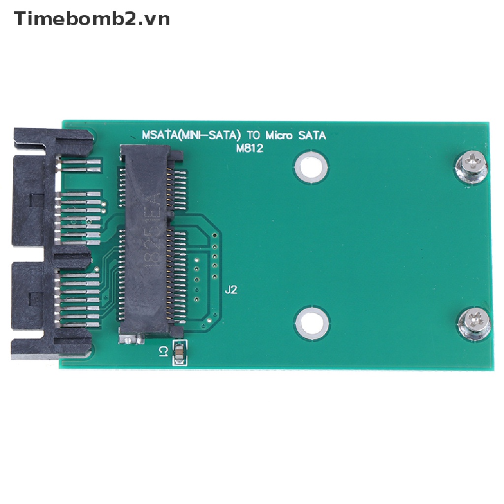 Set 2 thẻ chuyển đổi 1 cái Mini PCI-e PCI-e MSATA 3x5cm SSD sang 1.8" Micro SATA chuyên dụng | BigBuy360 - bigbuy360.vn