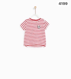Áo phông kẻ zara xuất