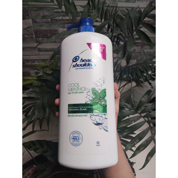 Dầu Gội Head&amp;Shoulders Bạc Hà Mát Lạnh chai 1200ml