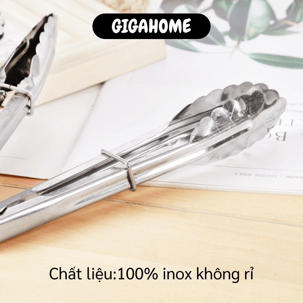 Kẹp Gắp Thức Ăn GIGAHOME Kẹp Gắp Đá, Đồ Nướng, Thực Phẩm Nóng, Lạnh Bằng Inox Không Gỉ 9477