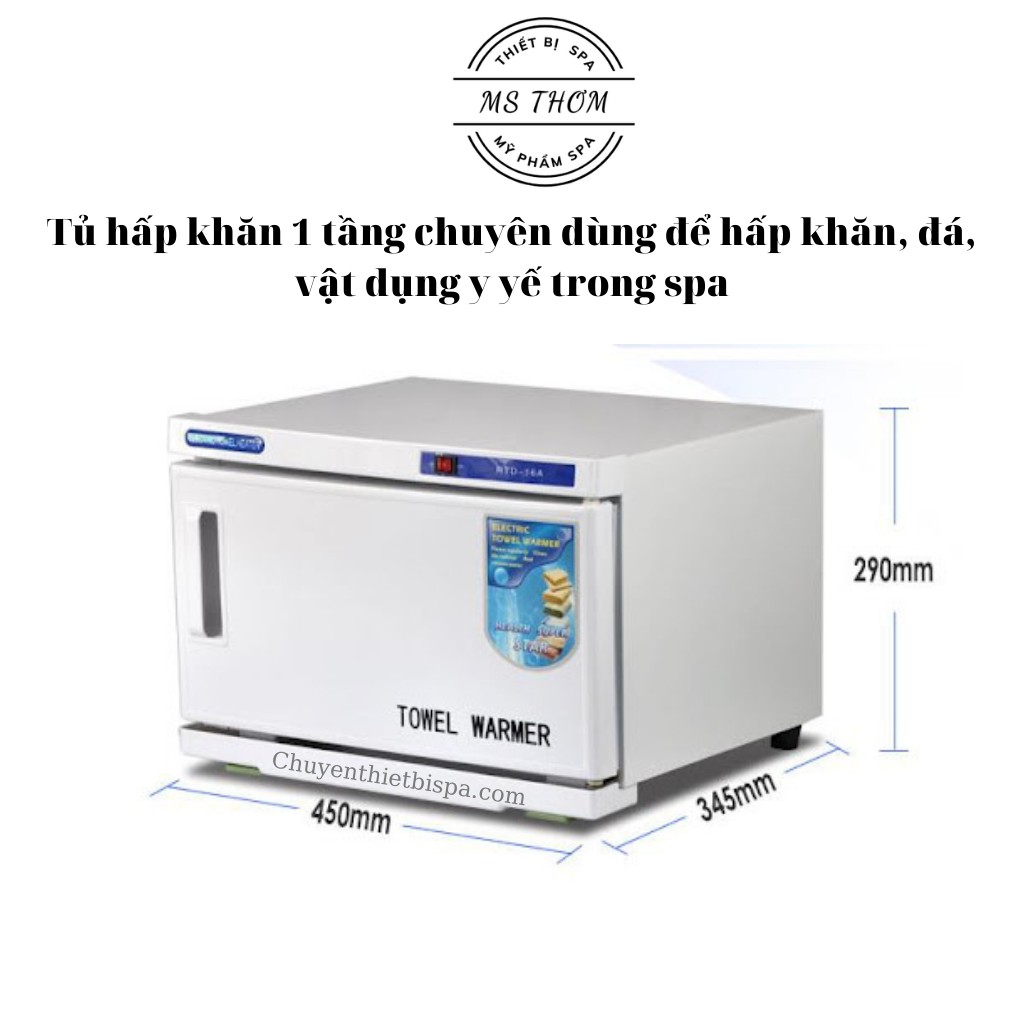 Tủ hấp khăn tiệt trùng 1 tầng RTD 23A - Bảo hành 12 tháng chính hãng