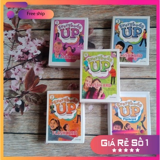 Flashcards Everybody Up starter1234 bản 2nd ÉP PLASTIC - Everybody up 2nd Flashcard các level