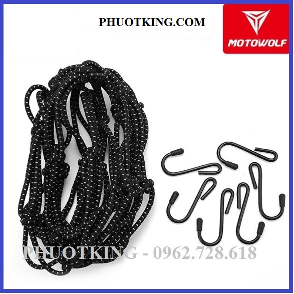 Lưới chằng bình xăng Motowolf - Lưới ràng đồ loại tốt Motowolf