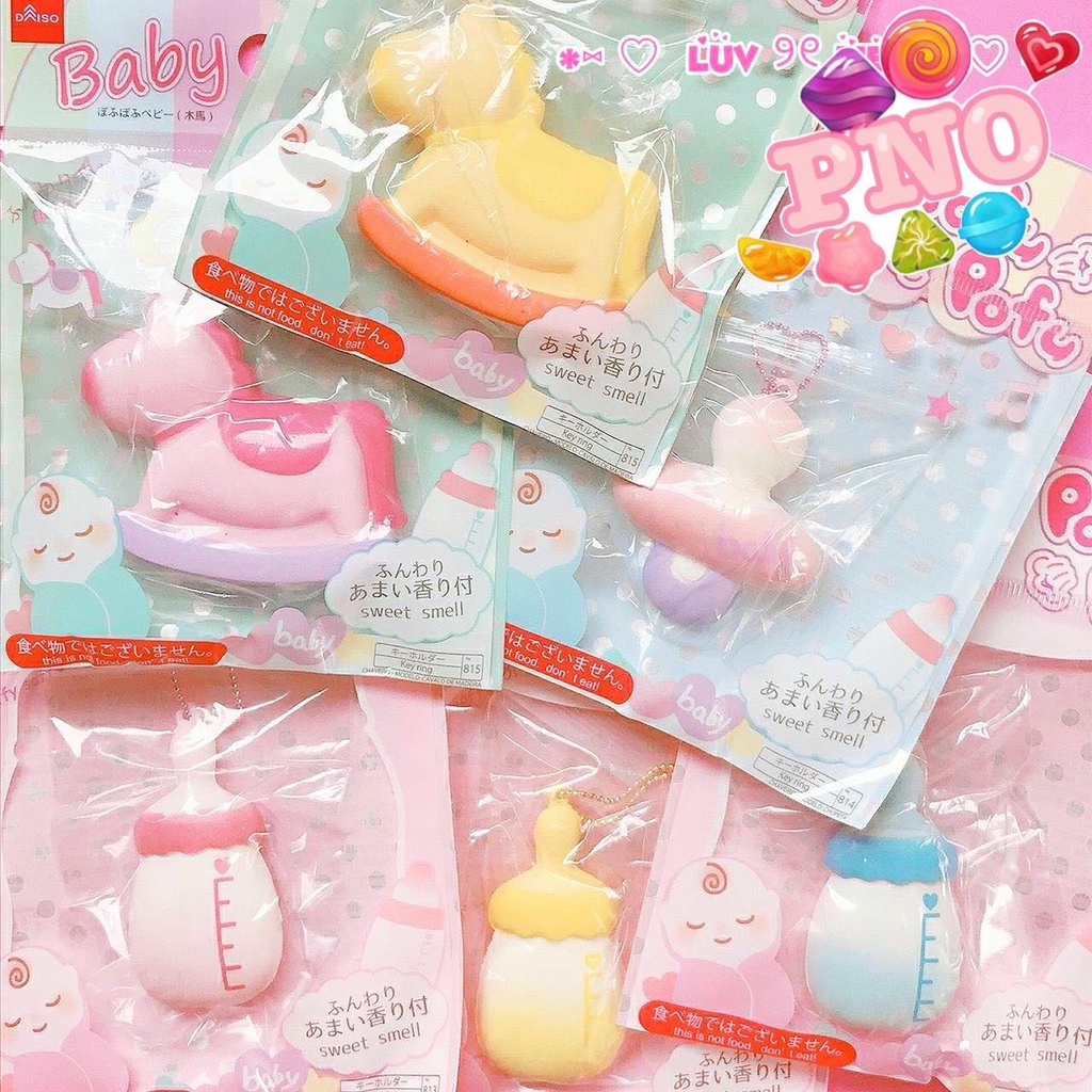 Squishy Mini Các Loại - chính hãng Nhật
