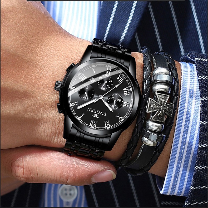 Đồng Hồ Nam FNGEEN FN4406 Doanh Nhân 2019 Dây Thép Không Gỉ Cao Cấp | BigBuy360 - bigbuy360.vn