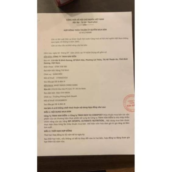 Sữa Dinh Dưỡng Tăng Cân Nhanh Mass Bpi Bpisports Bulk XL Muscle 15lbs (6.88kg) - Authentic 100% | BigBuy360 - bigbuy360.vn