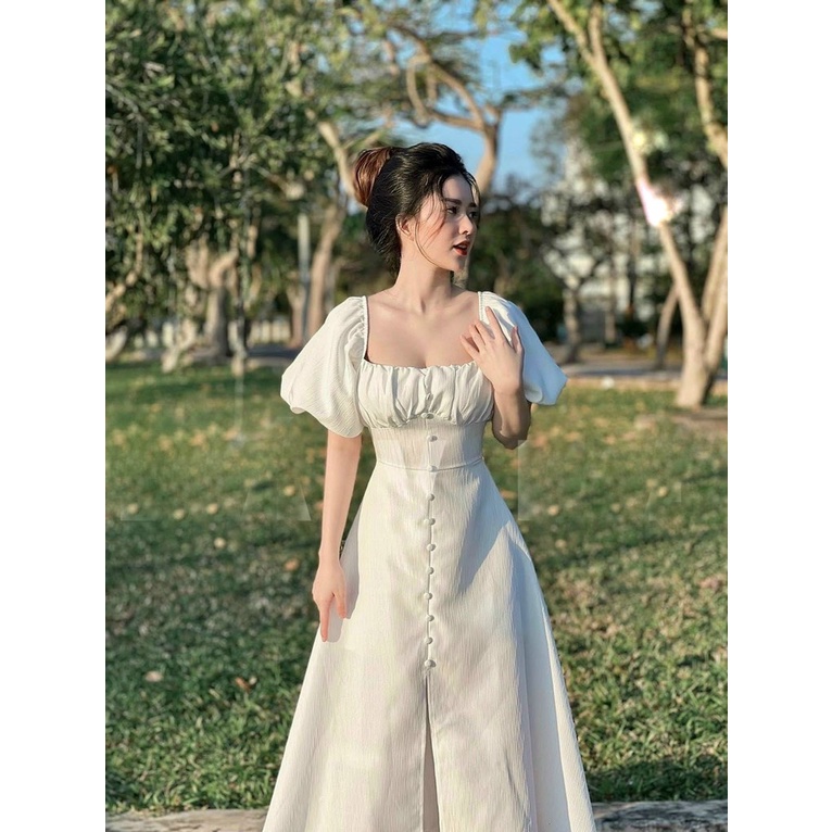 Đầm Maxi Tay Phồng Sang Trọng Cho Nàng Dự Tiệc - YUME Y0490