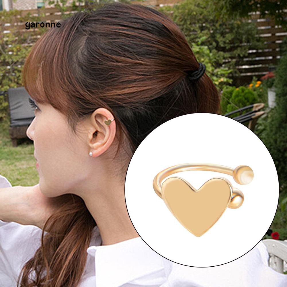 Khuyên tai nữ hình trăng sao 5 cánh thời trang Hàn