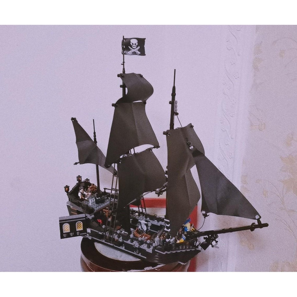 (có sẵn) đồ chơi lắp ráp mô hình Tàu Ngọc Trai Đen 19001 The Black Pearl