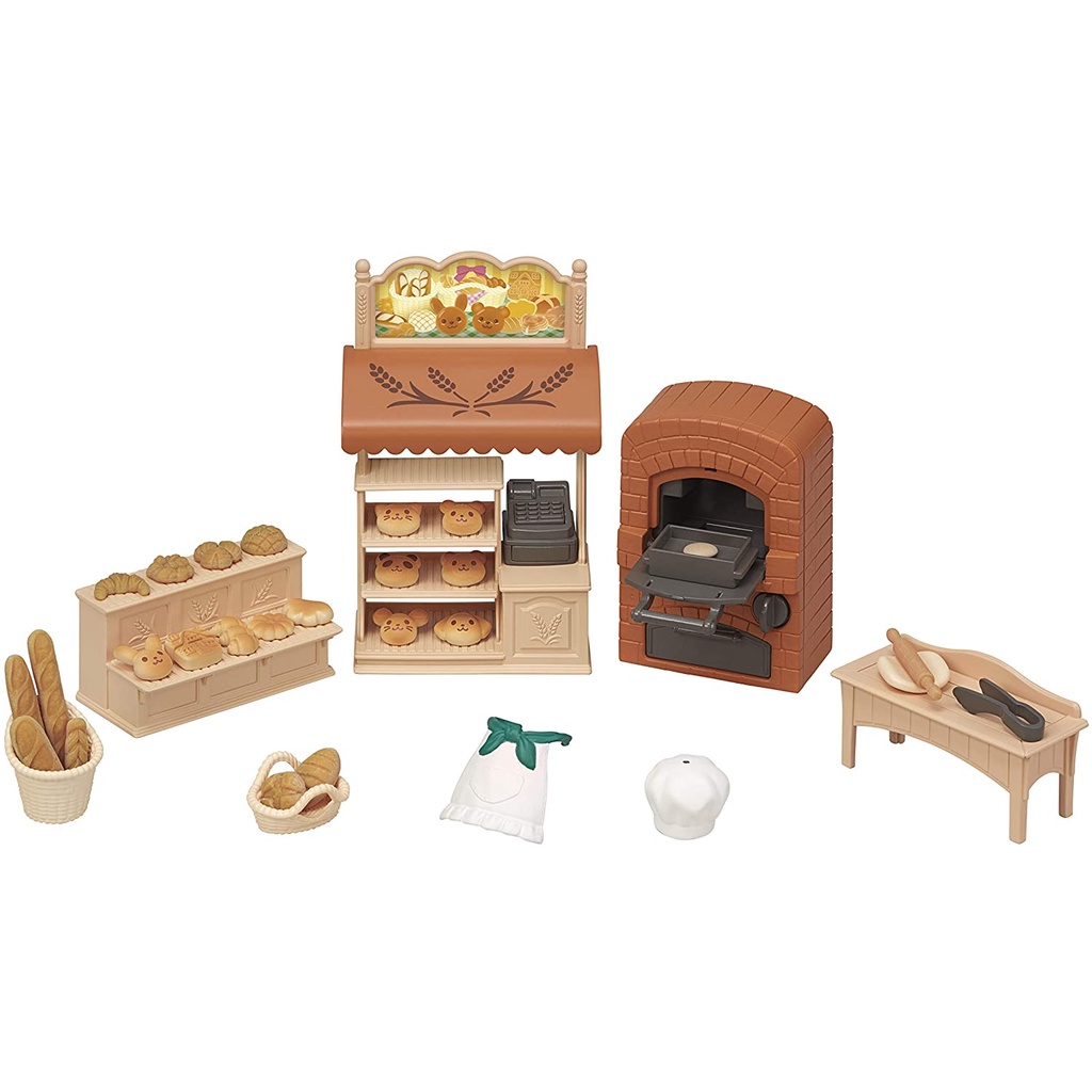 Sylvanian Families Bộ Cửa Tiệm Bánh Nướng My First Baker's Set