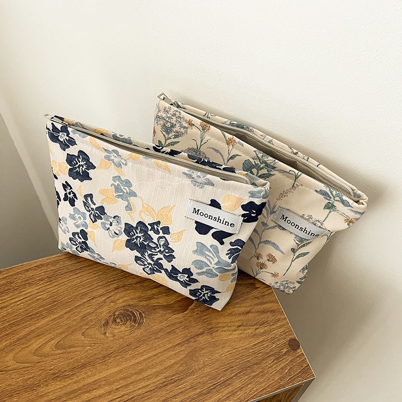 Túi Đựng Mỹ Phẩm Du Lịch Ba Chiều Chất Lượng Cao Chống Thấm Nước Có Sức Chứa Lớn Họa Tiết Hoa