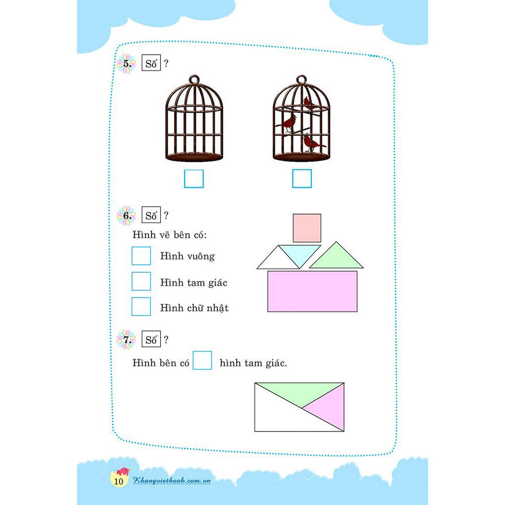 Sách 100 Đề Kiểm Tra Toán Lớp 1