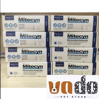 Mitecyn chính hãng - xịt ve ghẻ cho chó mèo
