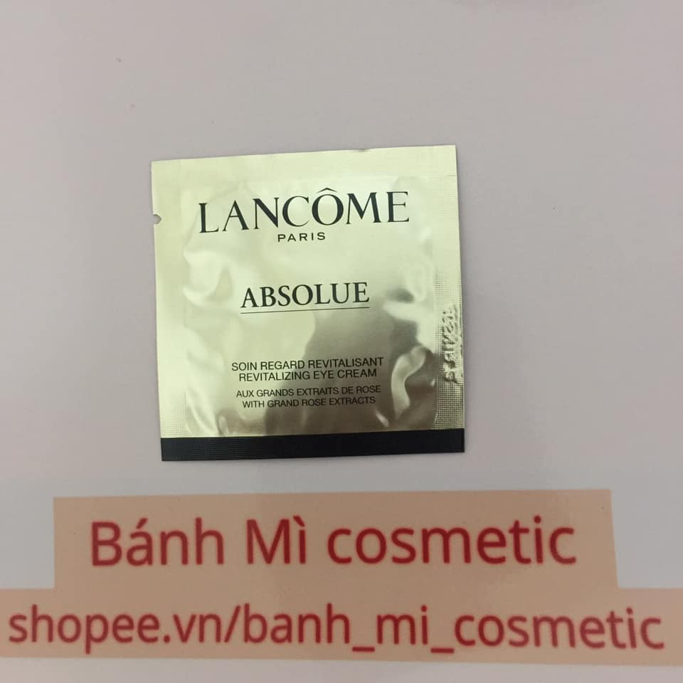 Kem dưỡng mắt 🎁Lancome🎁 ABSOLUE EYE CREAM 1ml combo 5-10-20