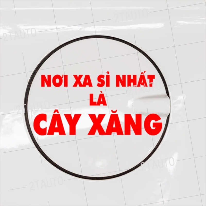 [GIÁ SIÊU RẺ] Tem dán nắp bình xăng ô tô xe hơi chống nước, chống phai màu, mẫu mã đa dạng độc đáo-tem bình xăng-MẪU 18