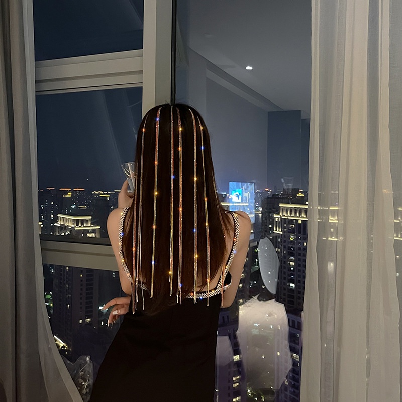 Dây Buộc Tóc Nhiều Màu Sắc Có Đèn Led Phát Sáng Độc Đáo