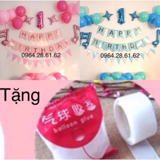 Sét bóng trang trí sinh nhật cho bé 1 tuổi