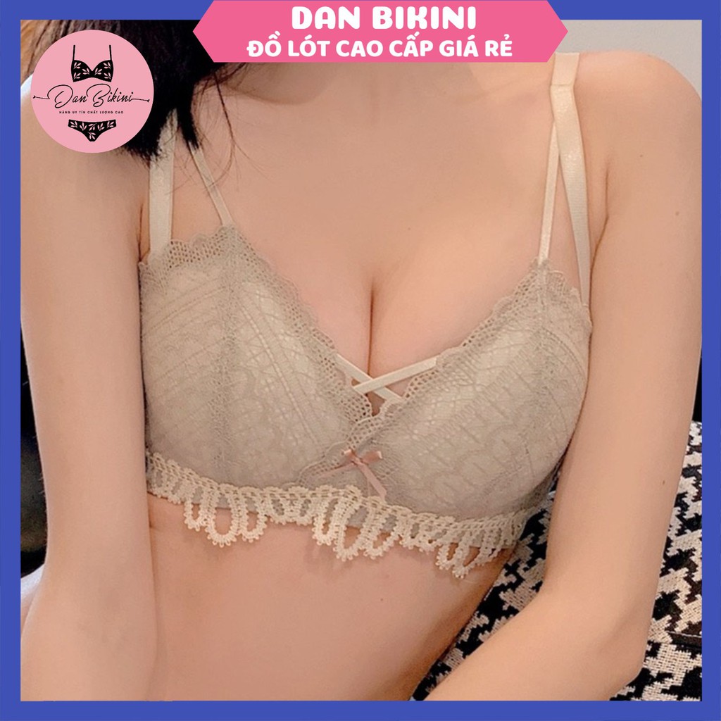 Áo Lót Nữ ❤️FREESHIP❤️ Áo Ngực Nữ không gọng mềm mại phối viền điệu đà mã AL18