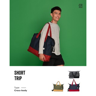Túi du lịch dã ngoại xách tay hoặc đeo chéo thời trang vải canvas Short Trip Jamlos
