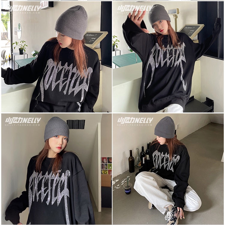 Áo Sweater Nelly Heybig đính đá - Rocc