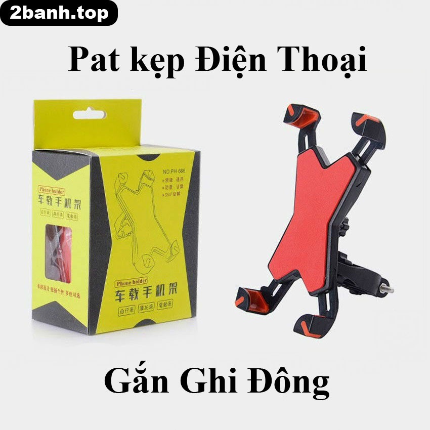 Giá đỡ điện thoại gắn ghi đông xe đạp xe máy