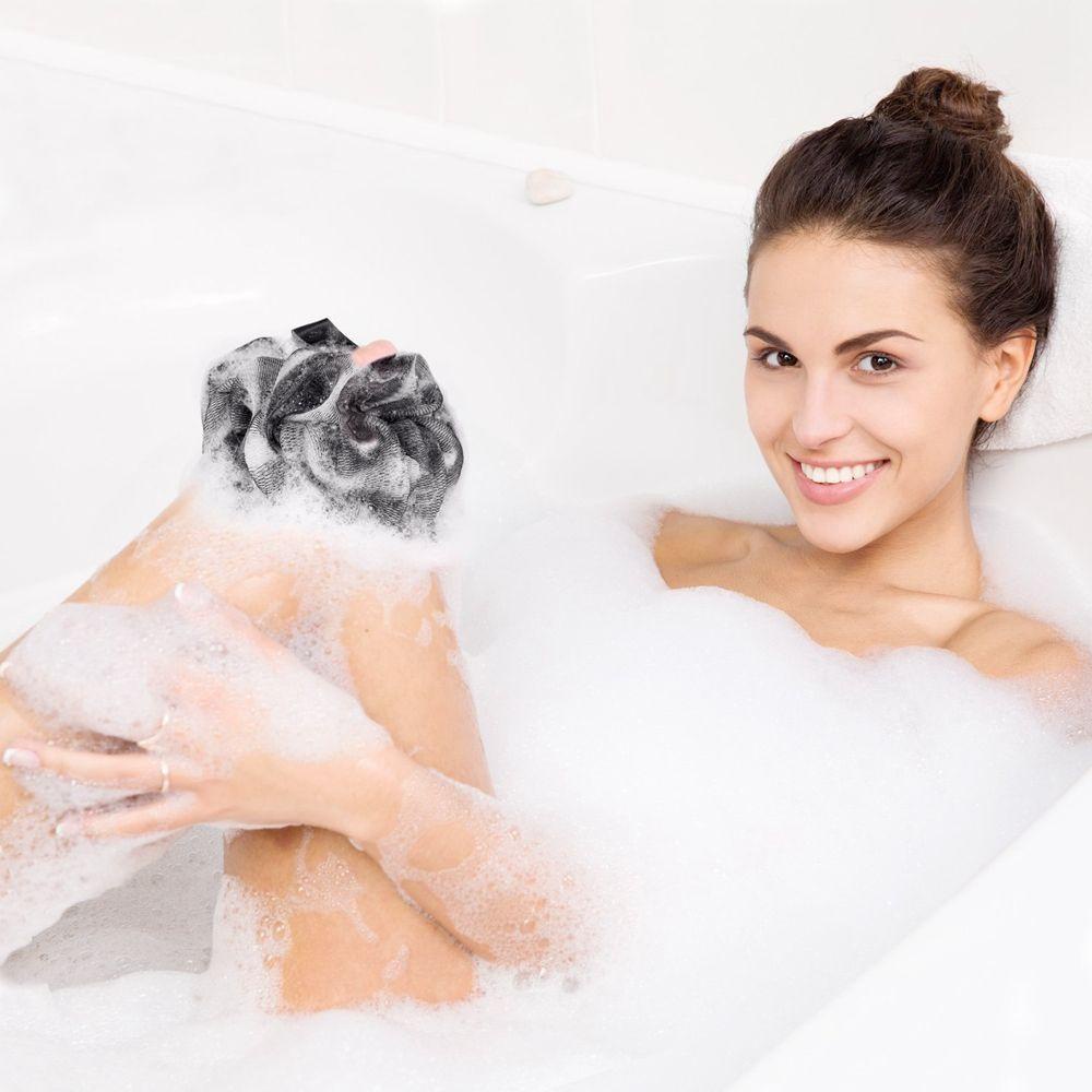 Bông Tắm Bằng Xơ Mướp 60g Giúp Tẩy Tế Bào Chết Tiện Dụng
