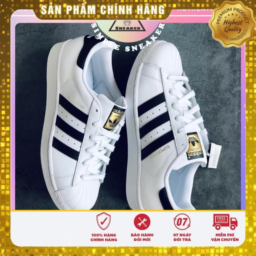 [Sale 3/3]Giày Adidas Chính Hãng 🔴FREESHIP🔴 Adidas Super Star Mũi Sò - Giày Adidas Superstar Tem Vàng Chuẩn Auth -z11 ᵍ