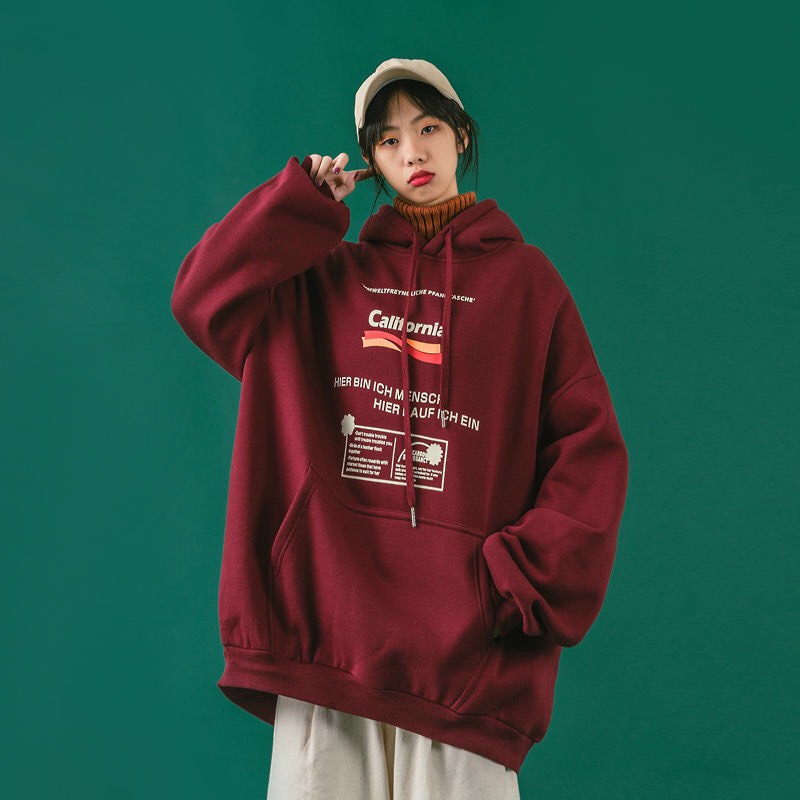 Áo nỉ CALIFORNIA có mũ phối tay bồng trẻ trung năng động - Moon Unisex | BigBuy360 - bigbuy360.vn