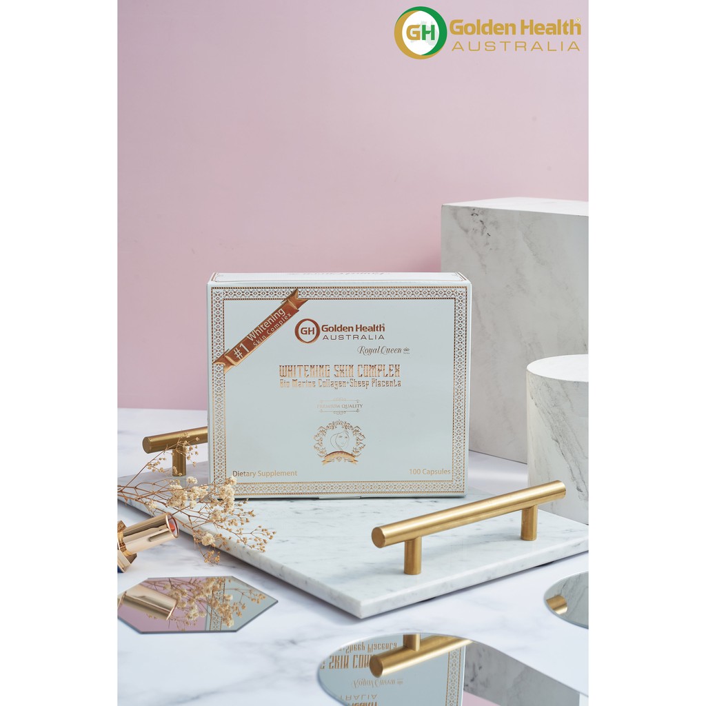 [GOLDEN HEALTH] Viên uống trắng da phức hợp 2in1 - Whitenting Skin Complex hộp 100 viên