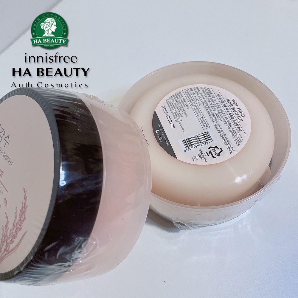 Kem tẩy trang làm sáng da The Face Shop Rice Water Bright Cleansing Cream 200ml dưỡng ẩm