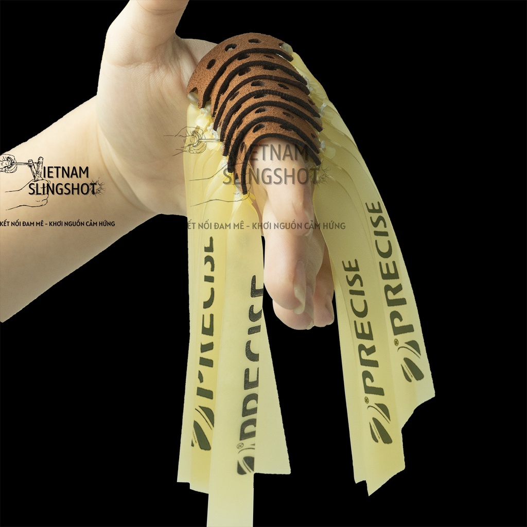 5 Thun ná cao su chính hãng precise siêu đẹp chất lượng cao dày 0.6mm độ chính xác cao, siêu bền [V3R]