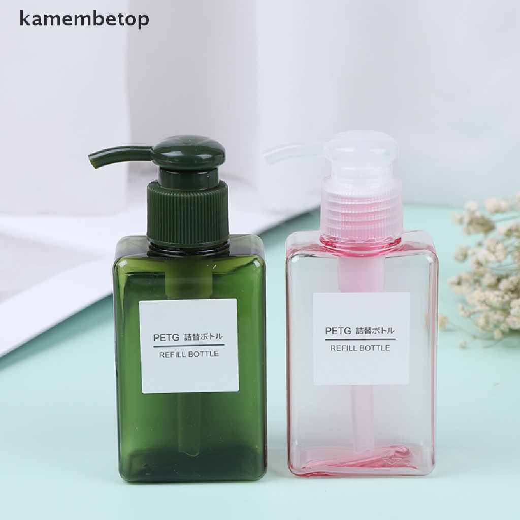 [Hàng mới về] Bình rỗng đựng dầu gội/lotion/xà phòng dạng lỏng 100ml