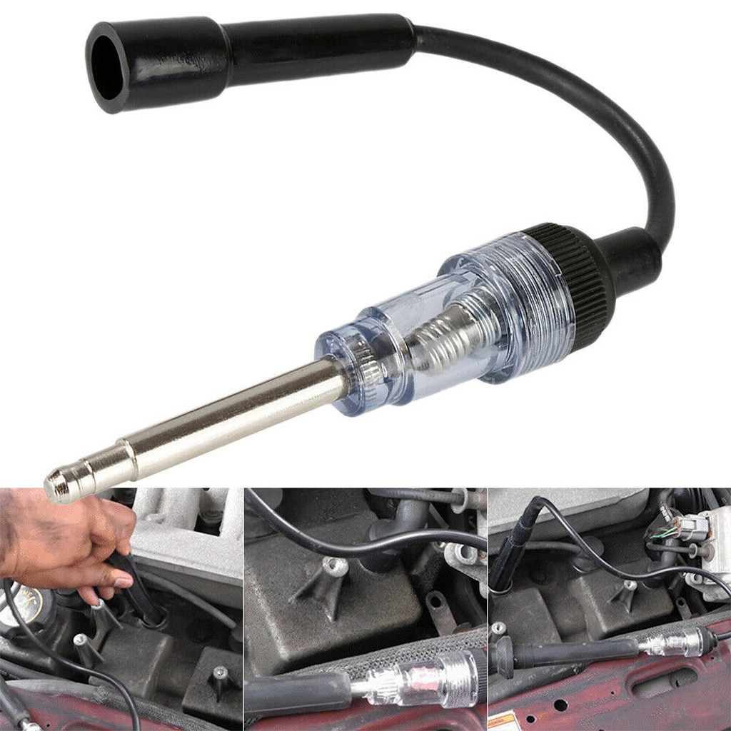❤ Promotion-  Spark Plug Tester Automotive Ignition System In-line Coil Tester Auto Test Tool