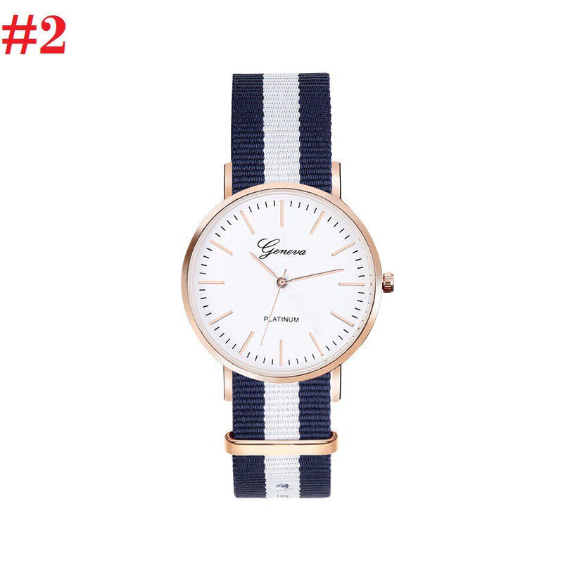 Đồng hồ thời trang Unisex dây vải nato Geneva PKHRGE058