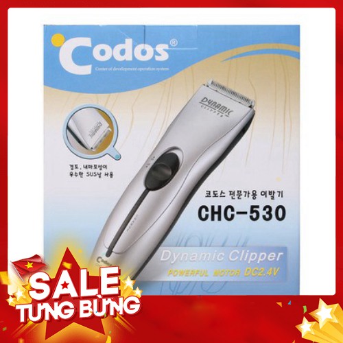 [ SIÊU HOT ] Tông đơ CODOS CHC 530 lưỡi thép chính hãng bản NEW