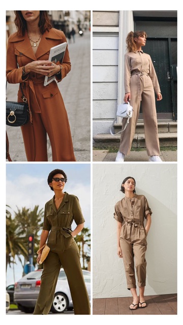 Jumpsuit dài Mango auth