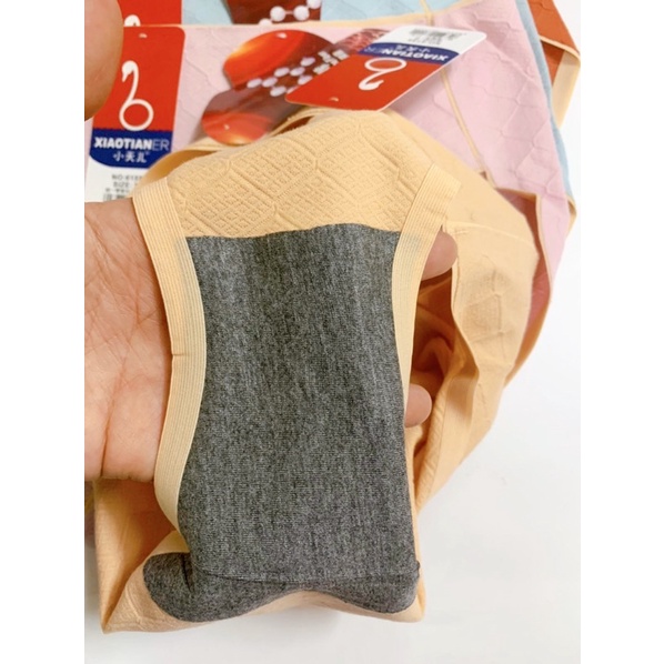 (1cái) Quần lót cạp cao co giãn 4 chiều, đáy sợi than tre kháng khuẩn khử mùi, phom 50-65kg, vòng 3 90-105cm. Sumo6155