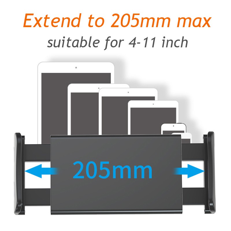 Giá Đỡ Máy Tính Bảng Gắn Sau Ghế Ngồi Xe Hơi Tiện Dụng