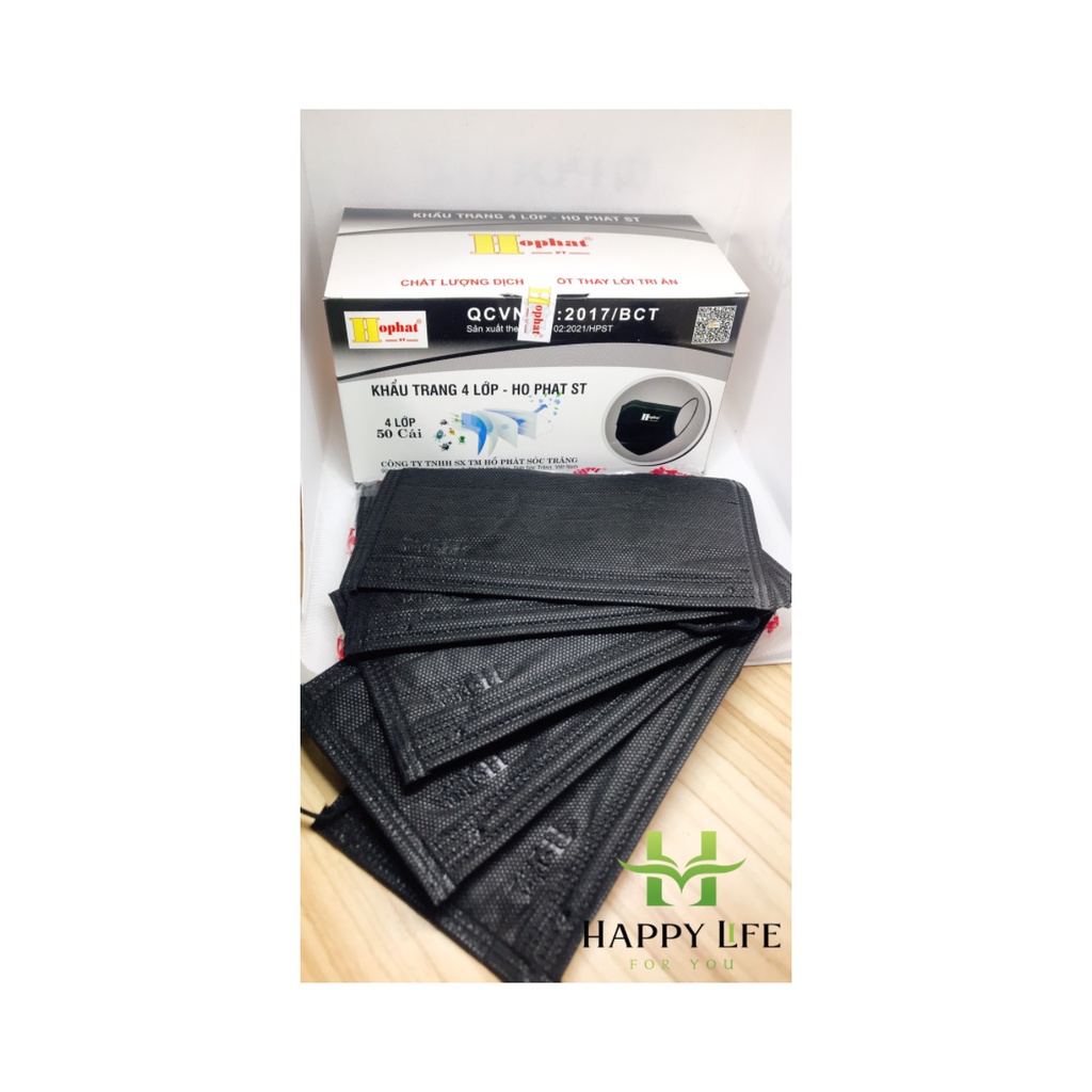 [Mã COSDAY giảm 8% đơn 150K] Khẩu trang y tế 4 lớp kháng khuẩn người lớn trẻ em (50 cái / hộp) - Happy Life for You | BigBuy360 - bigbuy360.vn