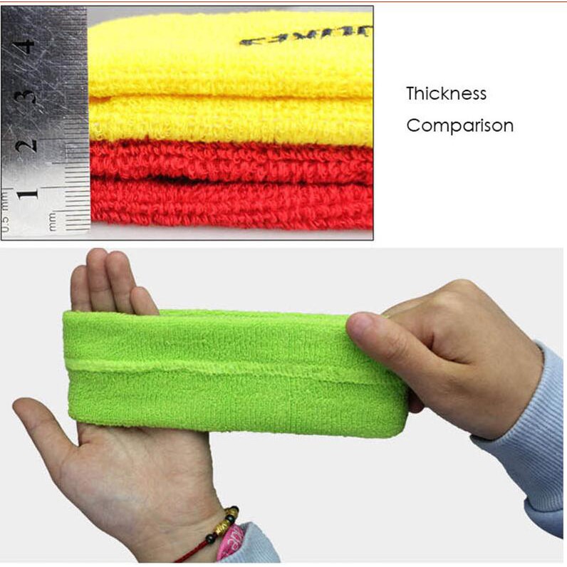 Băng đô băng trán thể thao AOLIKES A-2108 thấm mồ hôi cotton thoáng khí sport sweatband