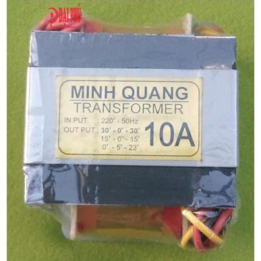 Biến áp 10A output 30V-0-30V 15V-0-15V 0-5V-23V